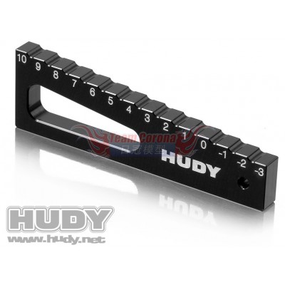HUDY 107711 Chassis Droop Gauge -3 to 10 mm for 1/8, 1/10